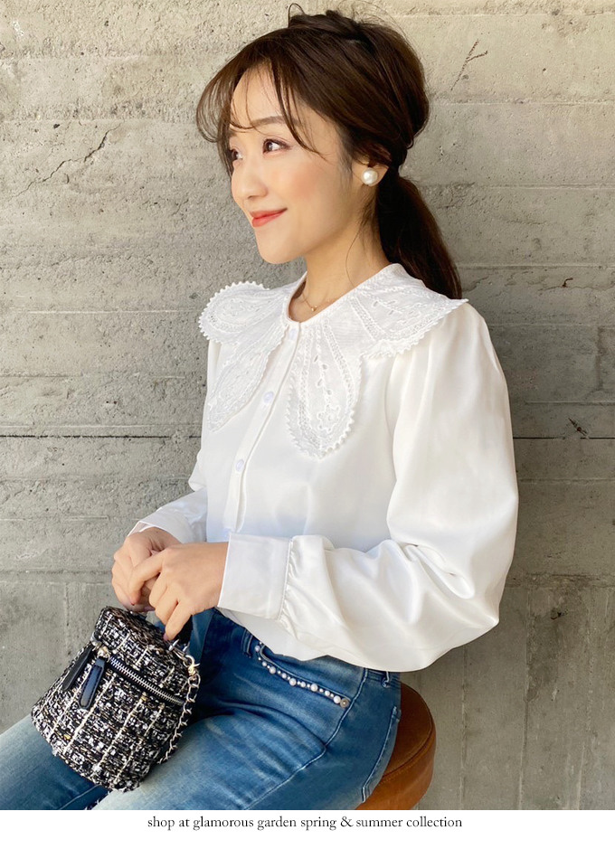 かれーぱん様　ブラウス MA*RS】肩開きクロスZIPスライダーブラウス - ブラック size-F