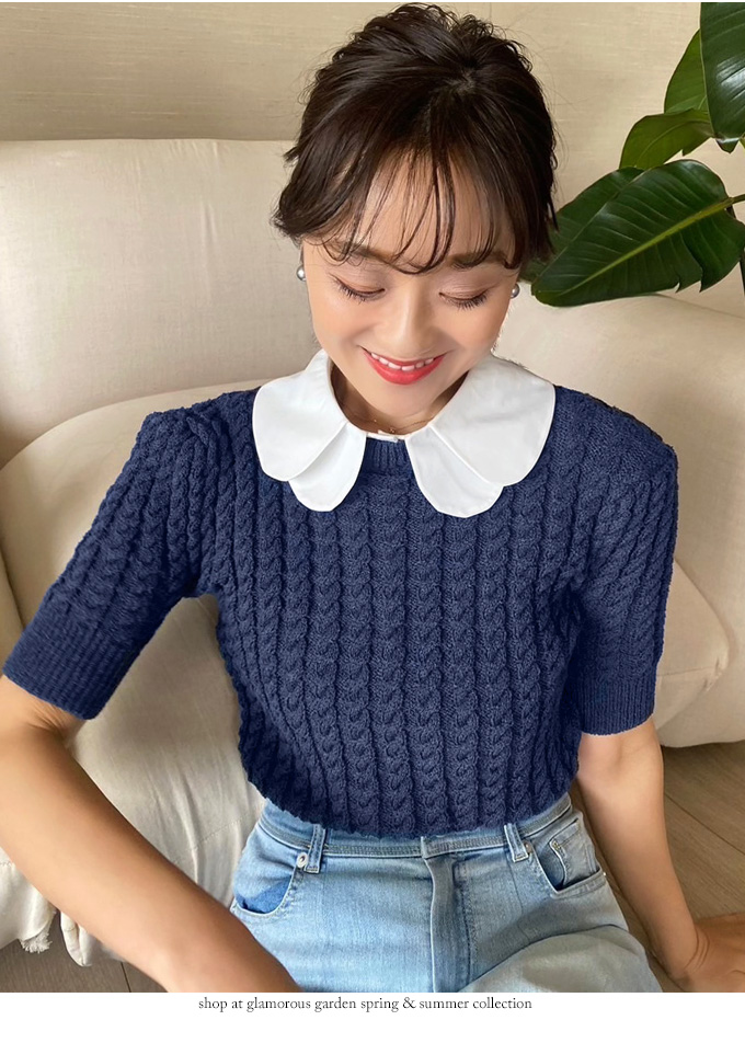 ダブルフリルつけ襟【ネコポスOK】【7i-831-04118】