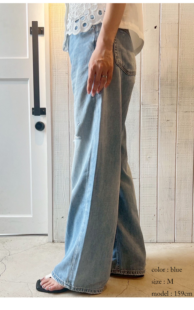 goa デニム M goa ゴア ダメージ加工ヴィンテージデニムM 新品 2025年