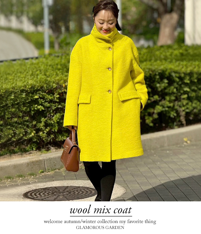 【定価半額以下】マディソンブルー コート イエロー タキマキ JUN MIKAMI】 リバーシブルコート (イエロー) / 【INSCRIRE】 Open L/S