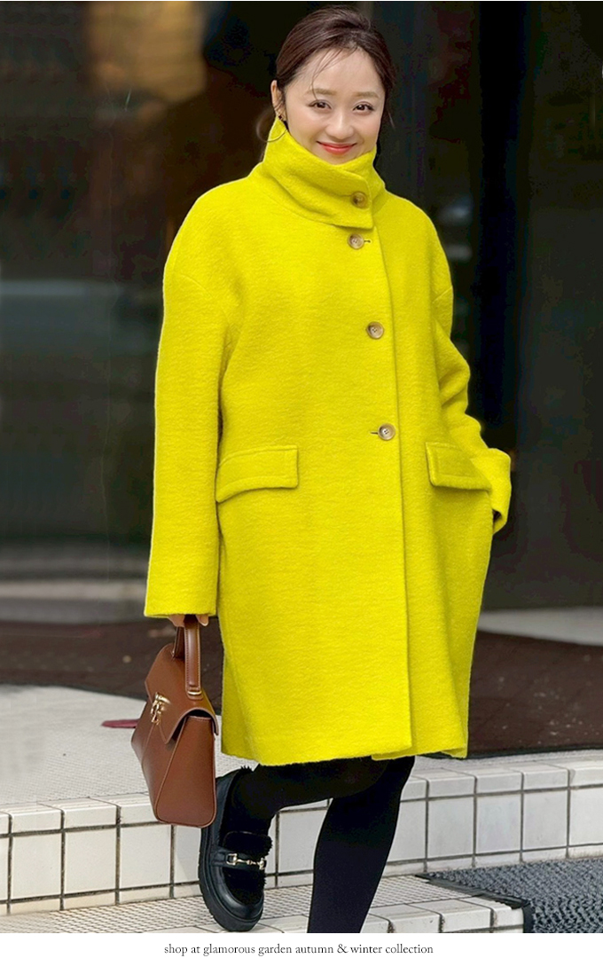 ウールMIXコート【7f-174-01489】