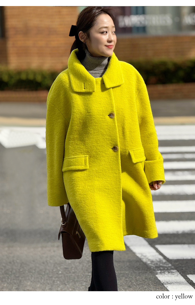 ウールMIXコート【7f-174-01489】