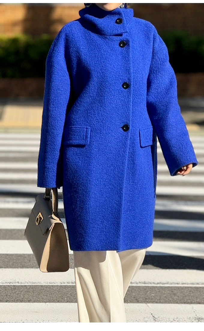 ウールMIXコート【7f-174-01489】