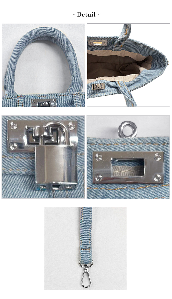 リメイクデニム2WAYバッグ【7e-831-06127】